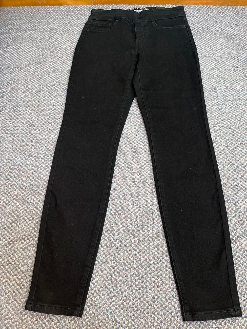 Tribal Jeans Black Mid Rise Jegging Size 6